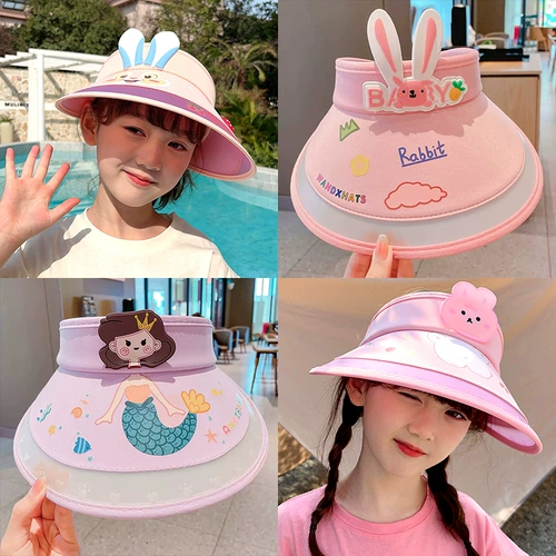 Детская мультяшная милая летняя солнцезащитная шляпа для выхода на улицу, шапка для мальчиков