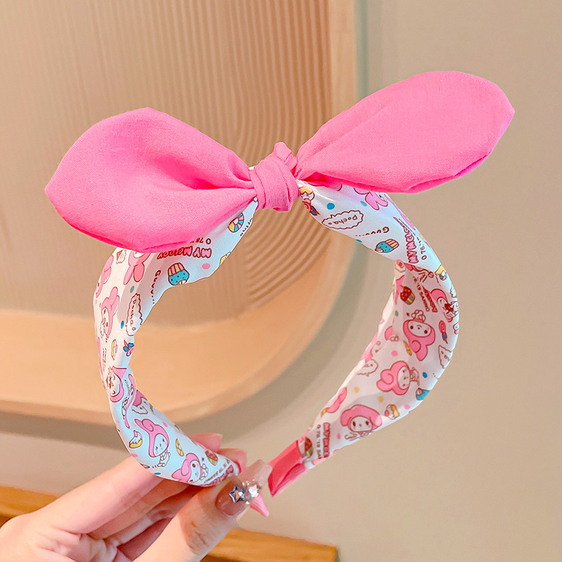 儿童发箍发卡蝴蝶结立体兔耳朵