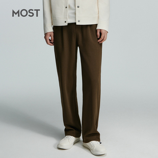 MOST/姆氏德男装春季宽松潮牌针织直筒卫裤男新款休闲裤C41360017