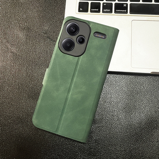 适用红米note13pro十手机壳男5g新款简约RedmiNOTE13PRO+翻盖皮套23090RA98C保护套高级感插卡商务全包防摔壳