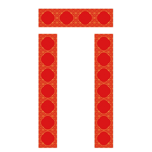 蜡染加厚万年红四尺四开三开对联手写空白描金洒金半生熟20米50米百米长卷宣纸春联单面红大红色书法作品纸