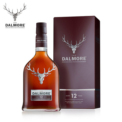 【大摩旗舰店】DALMORE/大摩12年威士忌苏格兰单一麦芽进口洋酒