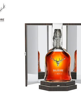 【大摩旗舰店】DALMORE/大摩40年苏格兰单一麦芽威士忌700ml单瓶