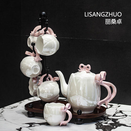高颜值花茶壶花草茶具水果茶壶水具杯具套装下午茶茶杯家用待客