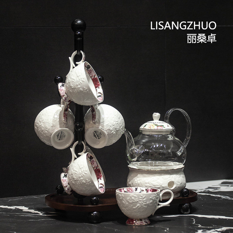 法式复古花草茶具中古风茶壶下午茶茶杯陶瓷轻奢高颜值水果花茶壶,餐饮具,花草茶具,淘宝优惠券,粉丝福利购,淘宝优惠卷