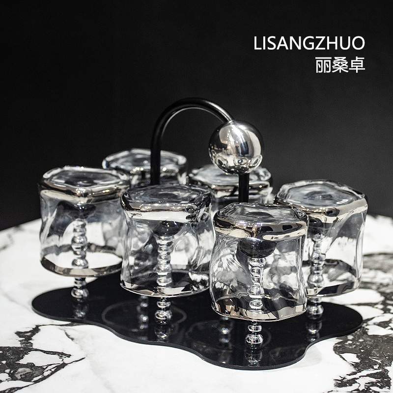 丽桑卓简约ins轻奢玻璃杯子