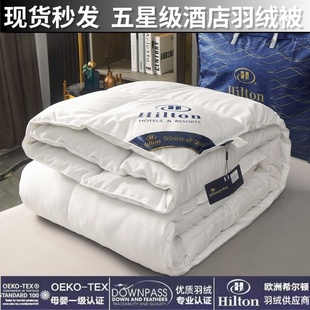 被棉被夏被 出口五星级酒店羽绒被95白鹅绒被芯春秋被加厚保暖冬季
