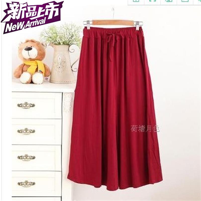 summer Culotte Rejection pants Bigfoot Wide leg Wide leg Broad leg middle age mom Middle and old age Nine points 9L Slender pantsin the Women's clothing/Boutique , Pants , Casual pants  category - from Buy2taobao.com to provide professional Taobao agent buy service