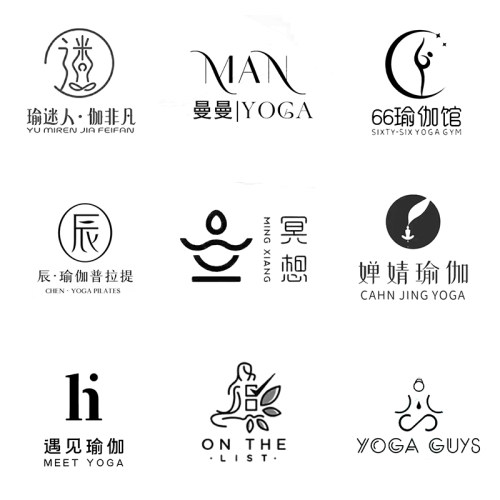原创设计logo普拉提舞蹈标志美业品牌定制瑜伽lg商标艺术门头 - 封面