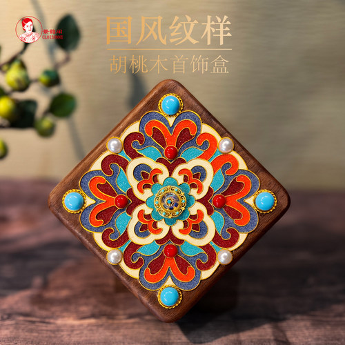 景韵阁掐丝珐琅高端首饰盒材料包