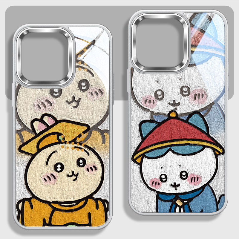 吉伊咔哇情侣不包镜头手机壳