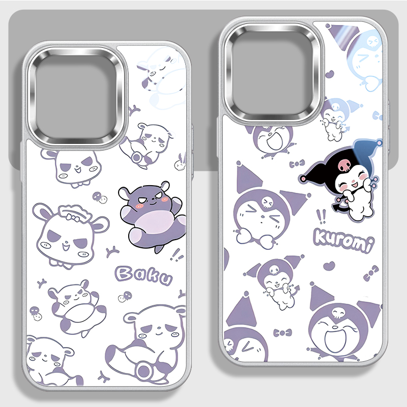 库洛米巴库情侣不包镜头手机壳