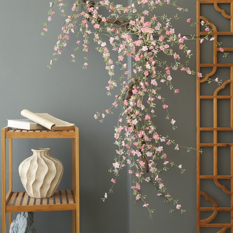 高档雪柳仿真花假花装饰花艺摆件客厅摆设电视柜餐桌花高端仿生花,家居饰品,仿真花/假花,淘宝优惠券,粉丝福利购,淘宝优惠卷