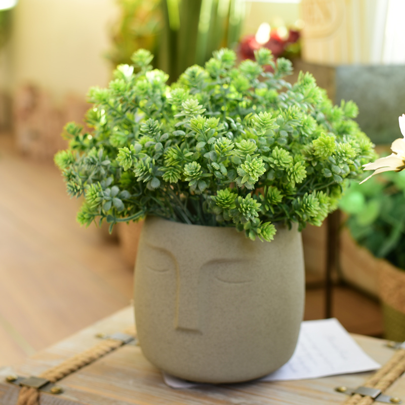 北欧客厅仿真植物摆件干花绿植物