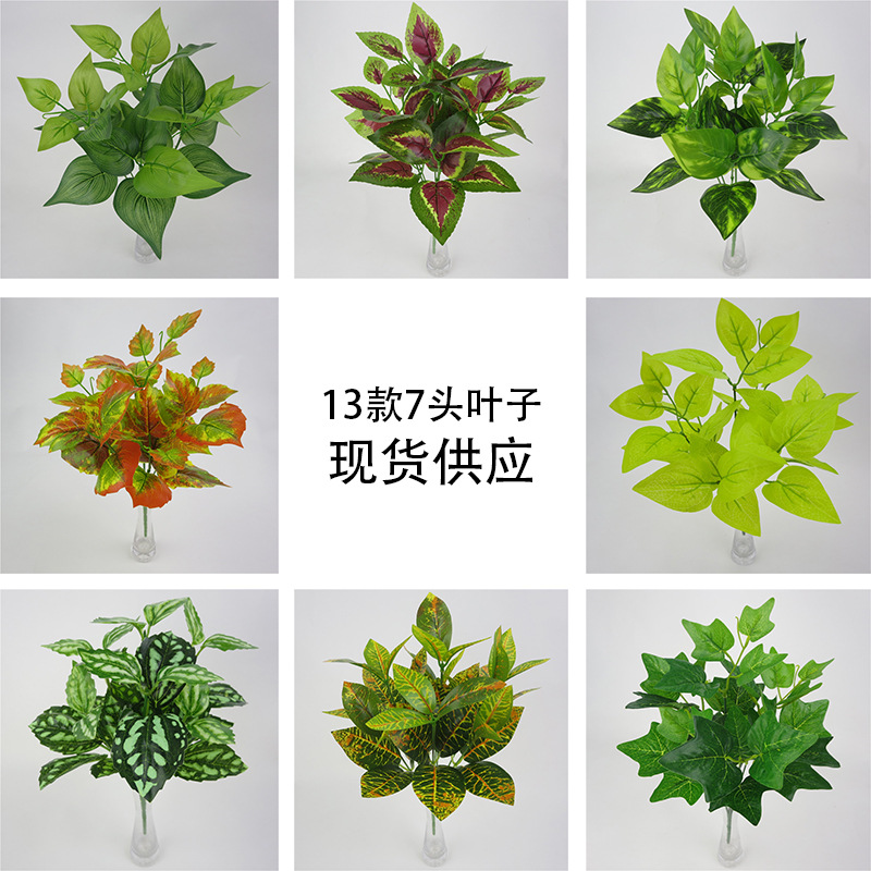 墙面背景装饰花草插花