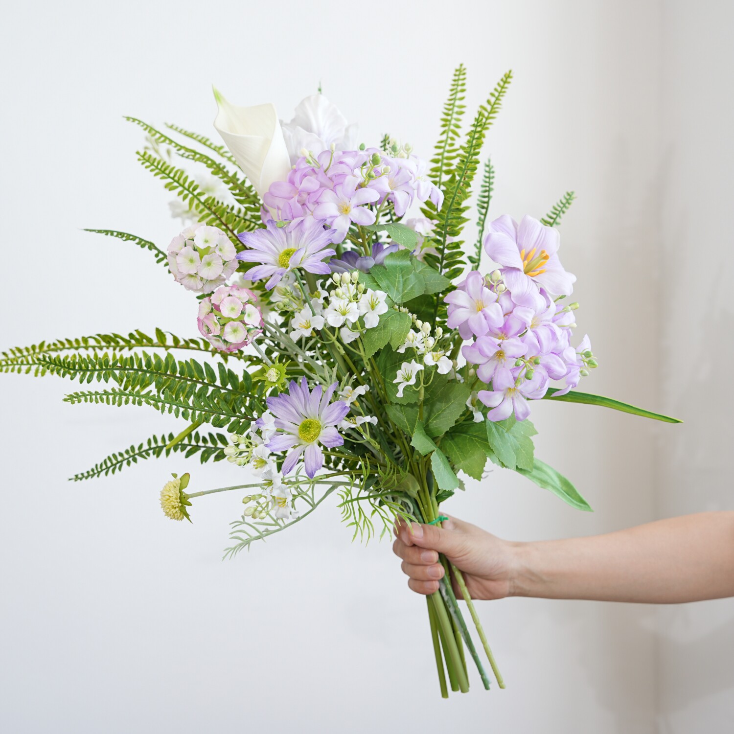 手捧花假花仿真花束高档婚纱摄影道具客厅餐桌面设计花艺摆件装饰