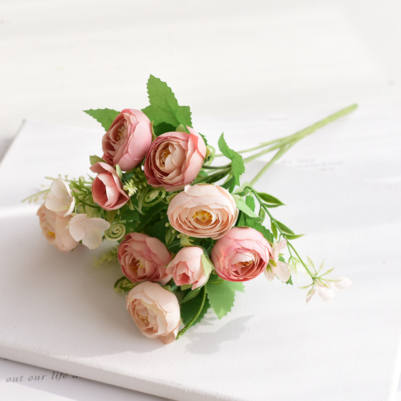 极速单支仿真花束 diys搭配假花插花家居客厅摆件干花塑料装饰婚