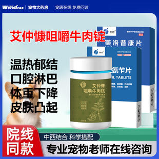 艾仲慷牛肉锭宠物猫咪狗狗癌肿乳腺肿块肉瘤溃疡淋巴增生术后