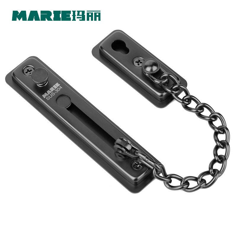 玛丽免打孔防盗链门链防盗扣链栓家用链条锁扣门内反锁扣酒店门栓