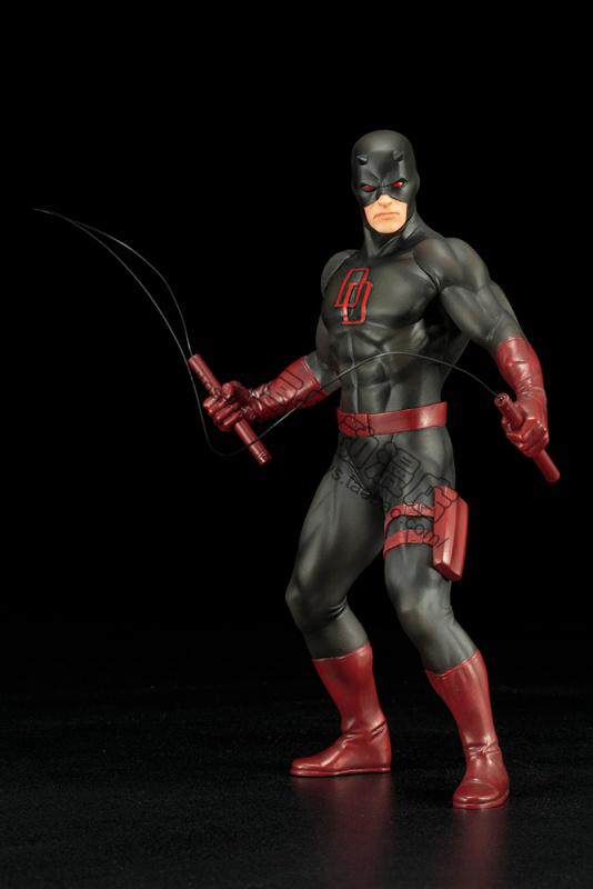 寿屋手办 mk238 artfx  漫威 捍卫者联盟 夜魔侠 黑衣版 人偶摆件