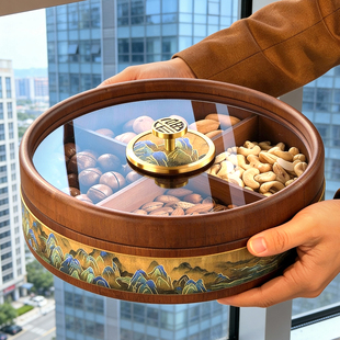2026新款干果盘客厅茶几家用水果盘高端精致高颜值零食坚果收纳盒