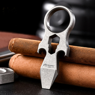 钛合金指虎多功能工具EDC合法防身武器户外开瓶器开罐撬棍虎指