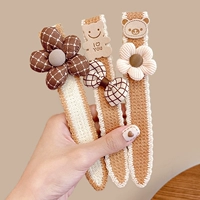 Темно -коричневая сетка (набор из трех -цепей)