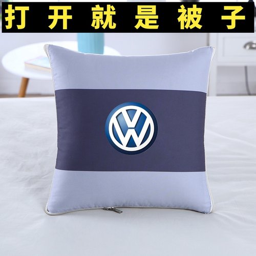 抱枕被子两用车载专车专用定制车用多功能靠垫头枕汽车.大众款睡