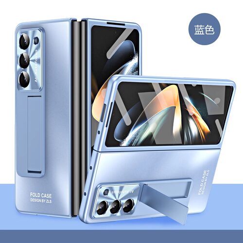 适用于三星Galaxy Z Fold6手机壳壳膜一体w25前后全包支架fold4折叠超薄保护套fold5磨砂外壳w24商务高档潮