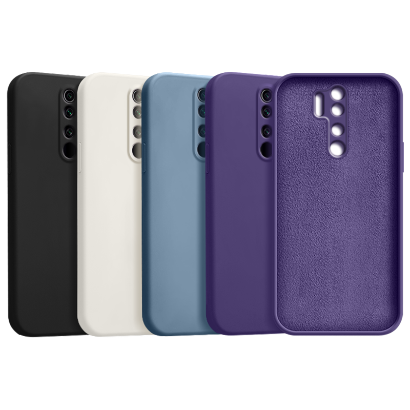 仙阁里适用于红米note8pro手机壳redminote8液态硅胶note7保护套7pro防摔软壳全包镜头外壳男女潮磨砂纯色
