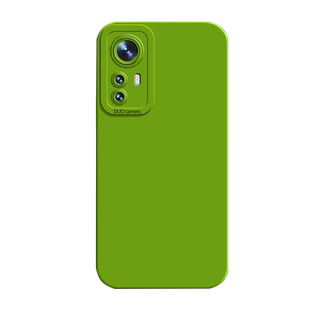 仙阁里适用于小米12手机壳新款mi12sultra天使眼直边液态12SPro天玑版硅胶保护套12x全包12s简约纯色软壳、