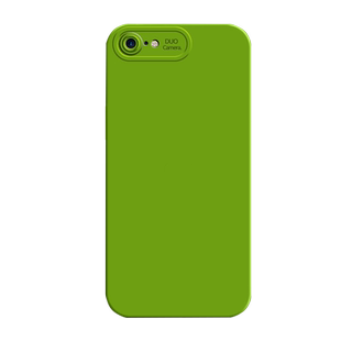 仙阁里适用于iPhone7手机壳新款苹果8天使眼直边液态7plus硅胶8plus保护套se2全包纯色se3软壳简约情侣高级感