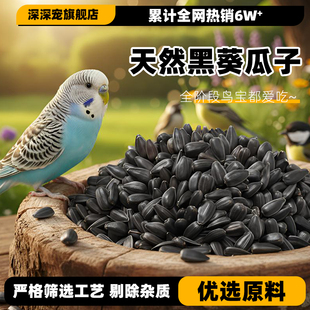 鹦鹉鸟粮饲料鸟食油葵小瓜子奖励零食鹦鹉玄凤虎皮牡丹专用鸟粮食