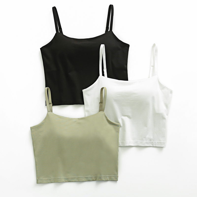 美背免穿文胸防走光薄款露脐吊带