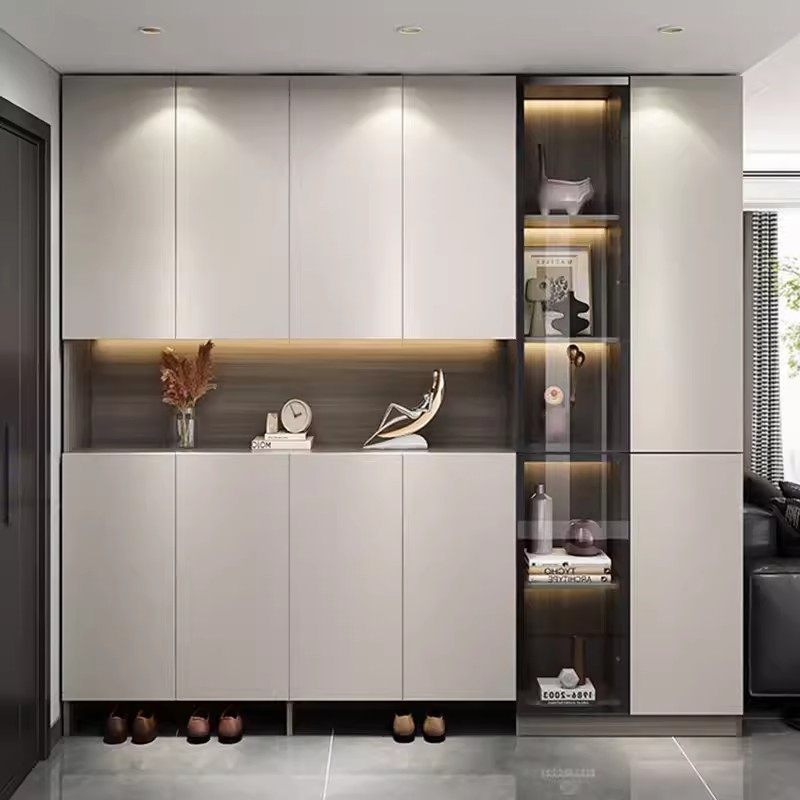 定制进门入户鞋柜玄关柜一体家用门口楼道大容量客厅门厅柜储物柜,住宅家具,鞋柜,淘宝优惠券,粉丝福利购,淘宝优惠卷