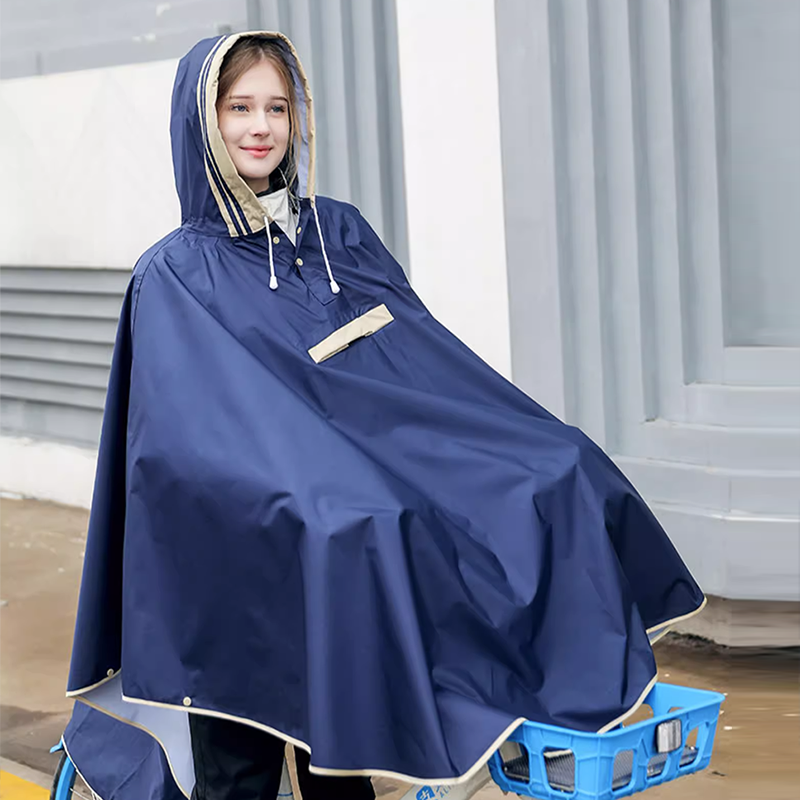 电动车雨衣女款加厚d斗篷式