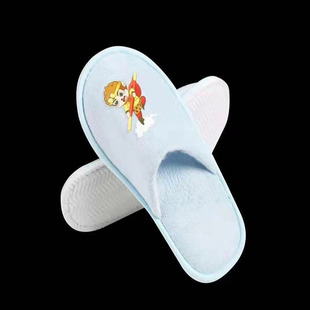 10双装一次性拖鞋夏酒店民宿五星级四季儿童卡通居家待客防滑加厚