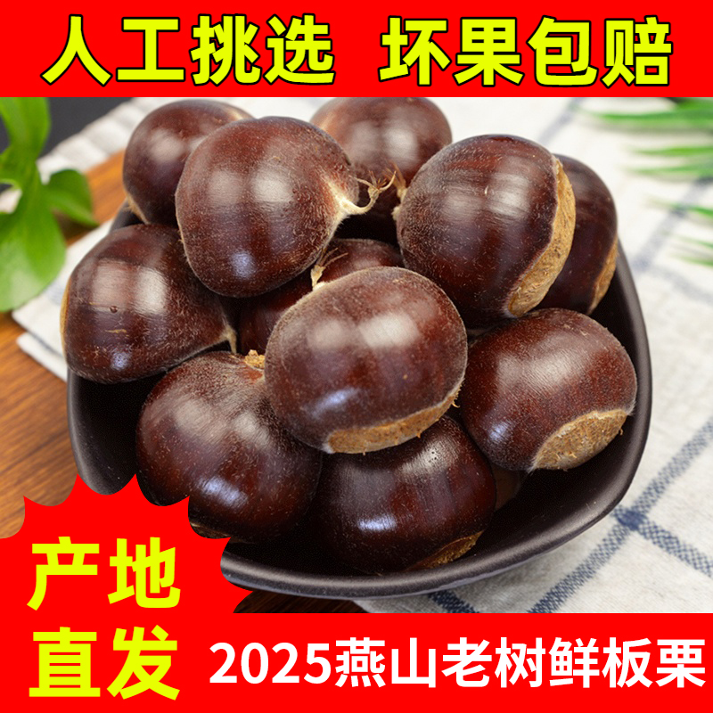 燕山生鲜板栗5斤装新鲜栗子大粒