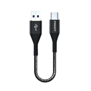 品胜type-c数据线短款20cm便携tpyec适用三星手机S8 S9 Note8 C9 A9S A8S充电宝短的充电器线安卓6a快充0.2m