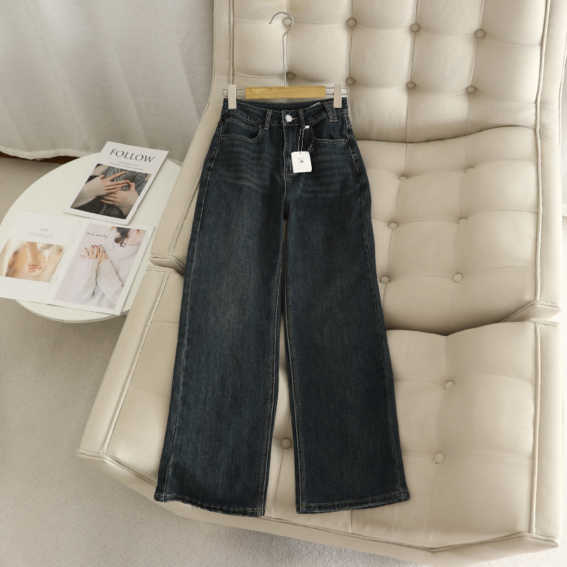 直筒长裤常规牛仔2024秋季