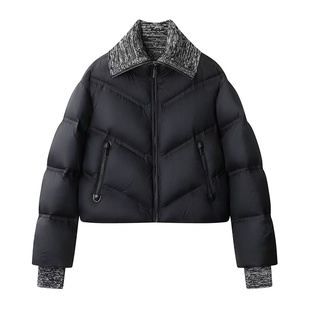 鸟家！时尚套装2025冬装新款女装通勤羽绒服搭修身马夹保暖两件套