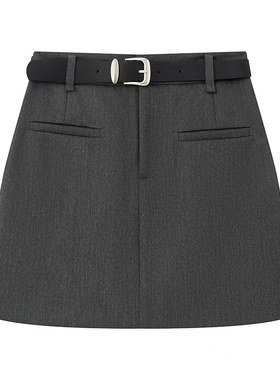 3047{艾}2025女装秋季新款简约休闲百搭高腰显瘦包臀短裙半身裙女