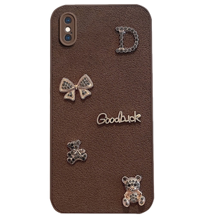 适用于苹果x手机壳xr新款xsmax女xs可爱10xmax复古iphone8x创意iponex全包ix防摔x s叉r xsm ipx rx套xsxmax