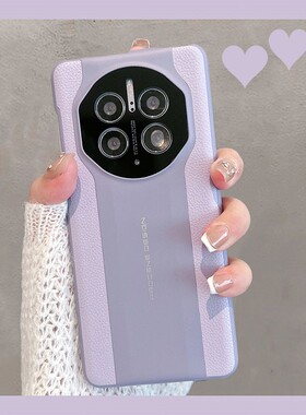 适用于华为mate50手机壳mata50pro新款meta50e女mete保时捷m50rs系列mt505g镜头全包防摔por5g曲屏note50白色