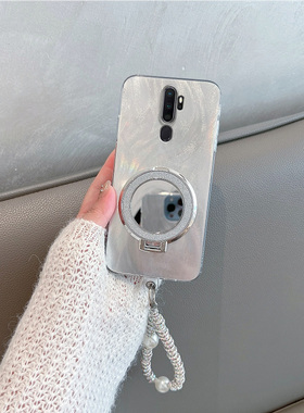 适用于oppoa11手机壳a11x新款女0pp0a11n简约pchm10/30带支架opa镜子oppa高级感0ppoa手绳opooa全包防摔oopoa