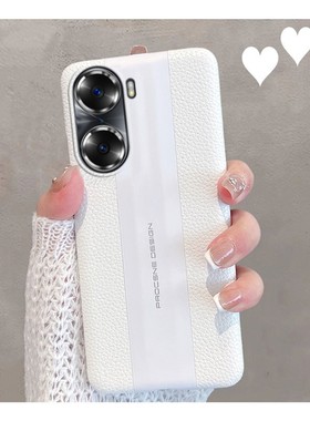 适用于华为荣耀60手机壳新款p60pro曲面屏lsa一an00曲屏白色6o简约时尚六十por女款六零honor60pr0全包防摔套