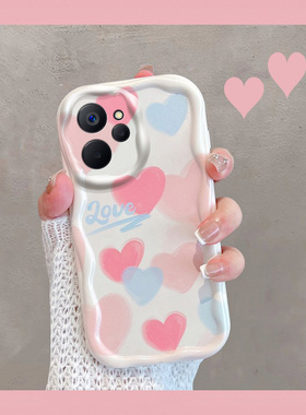 适用于真我10手机壳10pro新款10por+爱心rmx3615创意rmx3663女rmx3687全包防摔ins心形oppo软壳realme10pr0十
