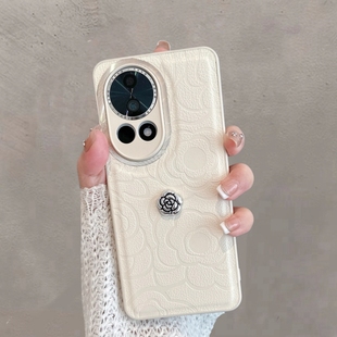 nava山茶花nave高级感por novo全包防摔note简约u时尚 适用于华为nova13手机壳navo12pro新款 女n12ultra星耀版