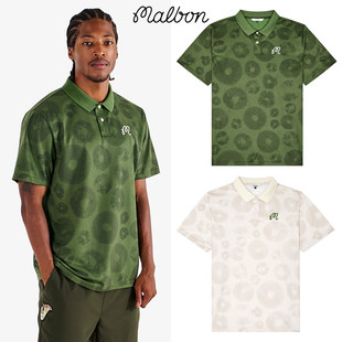 26春夏韩国MALBON高尔夫男装户外运动时尚冰丝速干轻薄短袖POLO衫