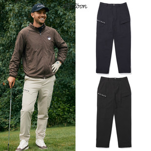 韩国MALBON高尔夫男装26春夏户外运动速干直筒裤休闲舒适轻薄长裤